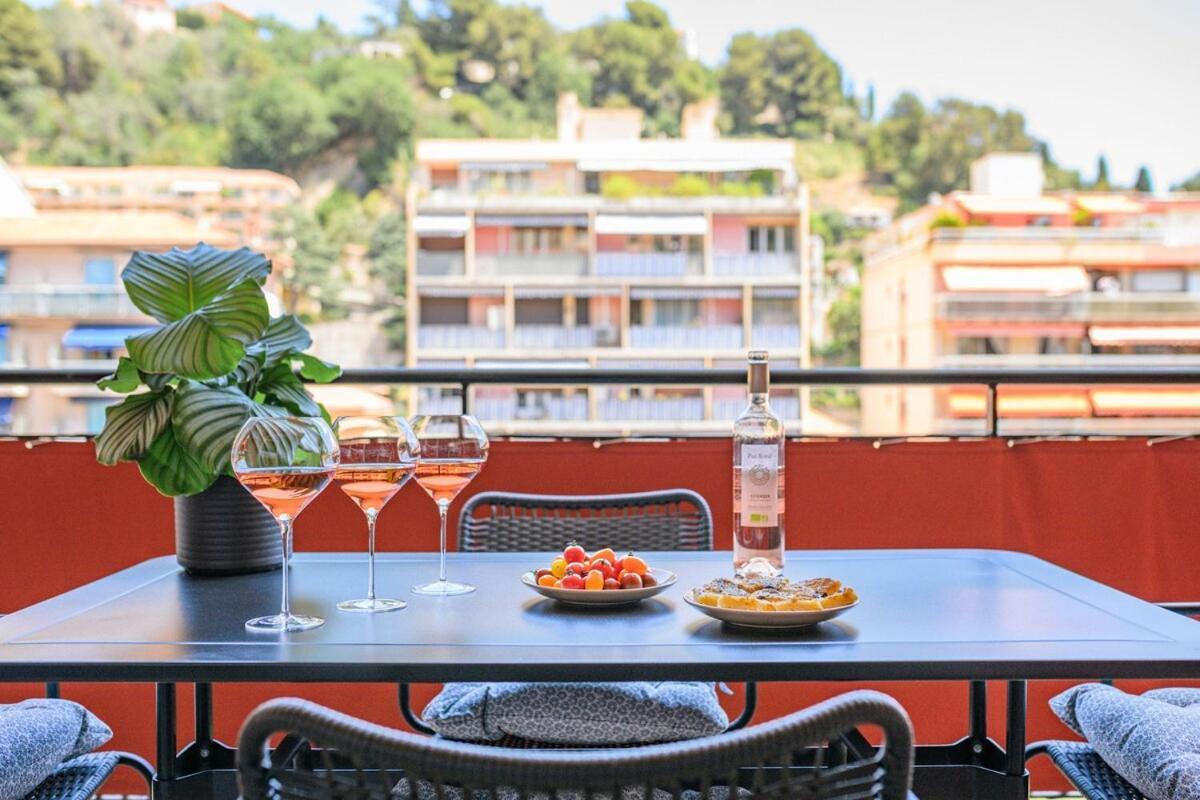 Appartamento Le Coq Wagner - Garage - Swimming Pool Mentone Esterno foto