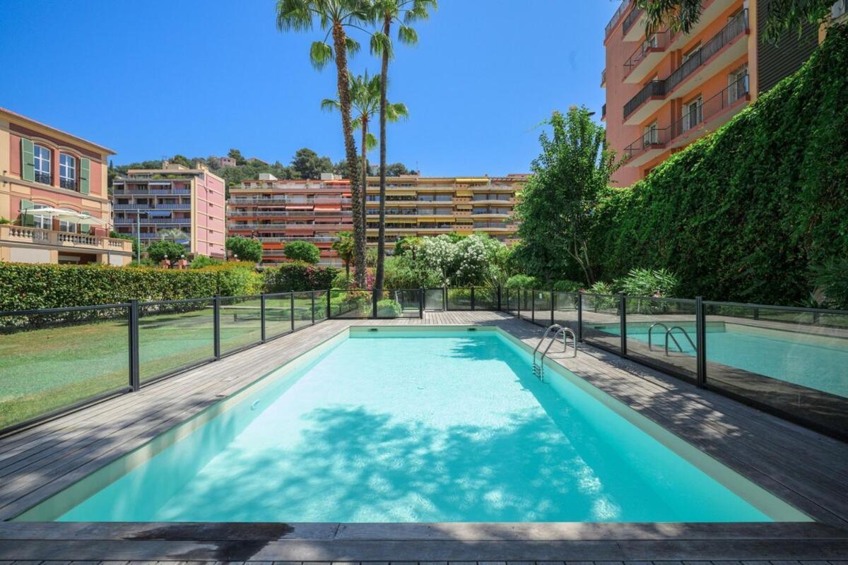 Appartamento Le Coq Wagner - Garage - Swimming Pool Mentone Esterno foto