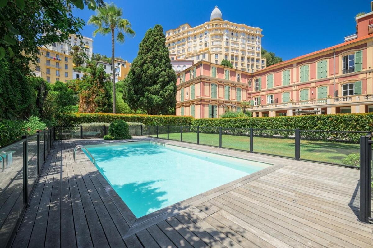 Appartamento Le Coq Wagner - Garage - Swimming Pool Mentone Esterno foto